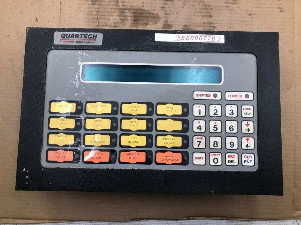 Quartech 9800-DC-AP-3-1 PLC-5 Operator Interface Terminal