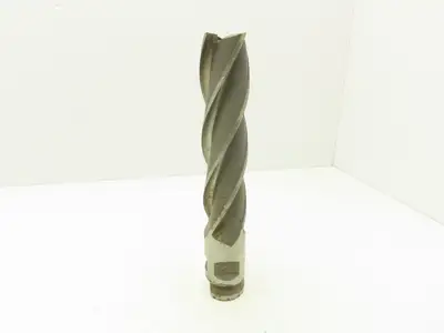 Harbin CT62 PLB648 Heavy Duty End Mill 2" Dia 4-Flute 11.75"L HS Steel