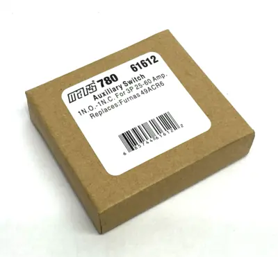 USED MARS AUXILIARY SWITCH 1N.O. - 1N.C. FOR 3P 25-60AMP, FURNAS 49ACR6