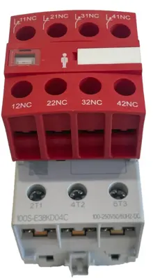 ALLEN BRADLEY 100S-E38KD04C SAFETY CONTACTOR 520433 100SE38KD04C
