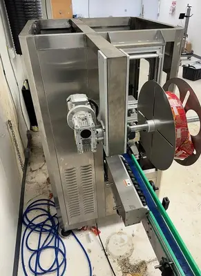 Used Shangai Yiman Shrink Sleeve Labeling Machine, Model TB-150