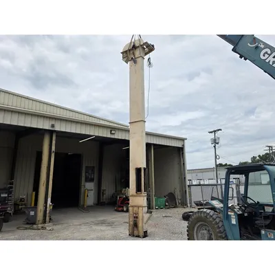 Used Mild Steel Bucket Elevator 25' Discharge Ht. 5" X 4"