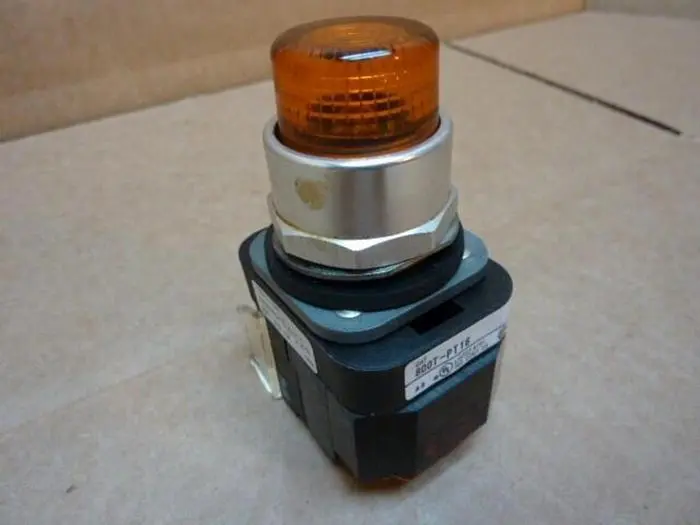 Used ALLEN BRADLEY 800T-PT16 AMBER Relays & Switches Michigan US | Ideal Machinery #603946