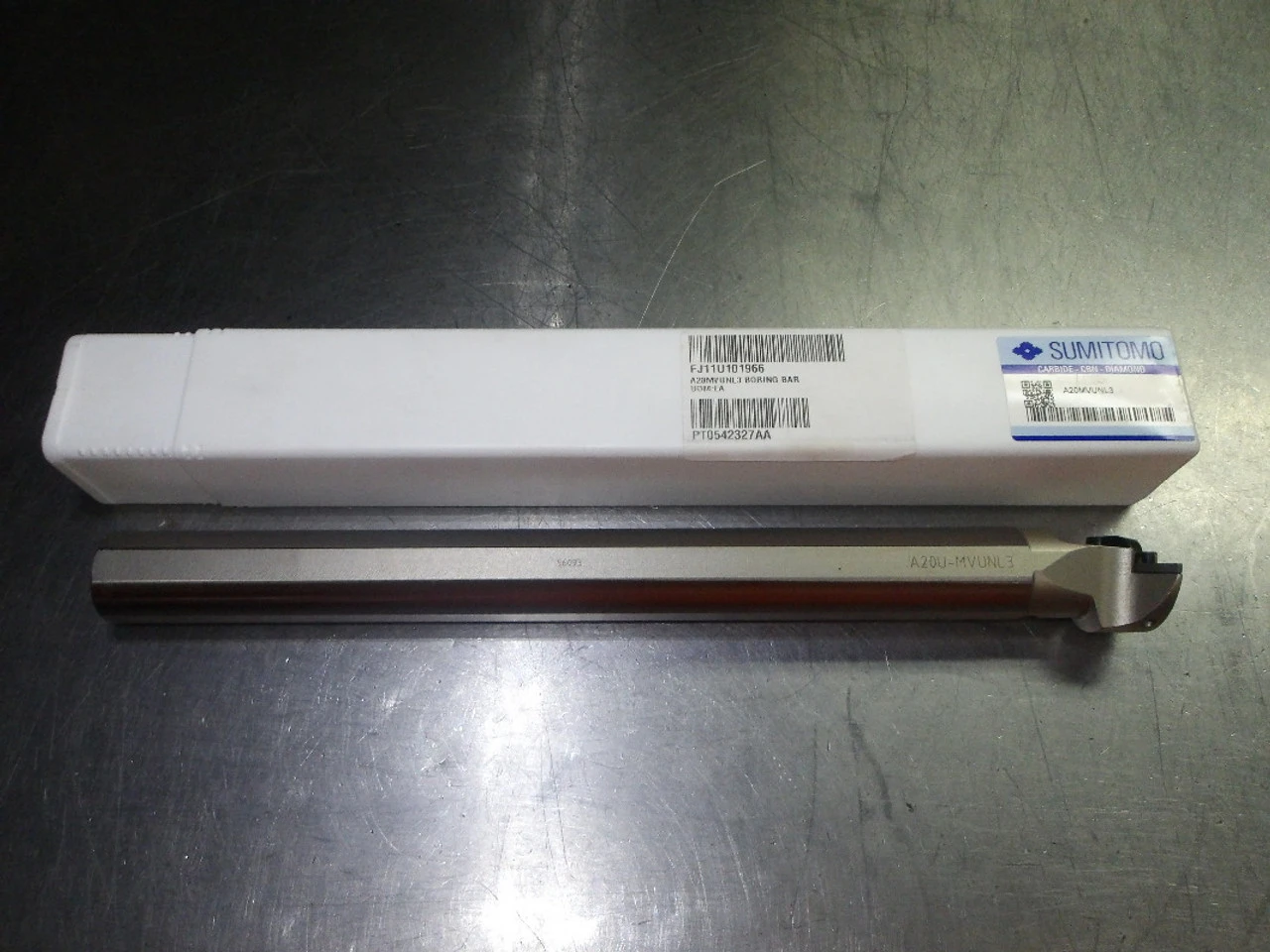 Sumitomo Coolant Thru Steel Boring Bar 1.25" Shank 14" OAL A20MVUNL3 (LOC979A)
