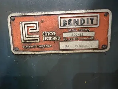 USED EATON LEONARD VECTOR BENDIT