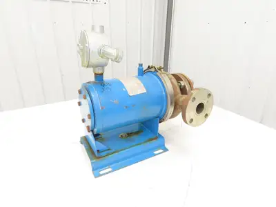 Chempump Dynapump JC-3K-1S Stainless Centrifugal Pump 1.5x2" Flange 6Hp 460V 3PH