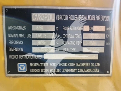 USED 2021 XCMG CV83PDU