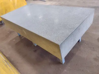 8' X 4' X 14" CHALLENGE PRECISION LAYOUT INSPECTION GRANITE TABLE: STOCK #23803
