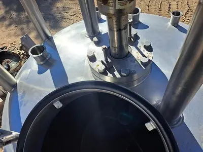 Tank, 500 Gallon, Stainless Steel, Jacket, Agitated, Crepaco #5991236