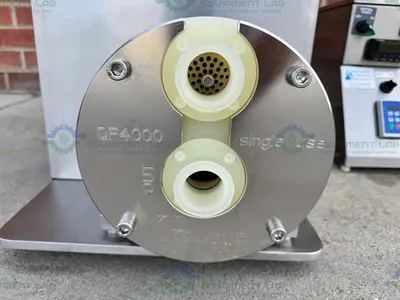 Used TRIANGLE PROCESS QUATTROFLOW Q4400SU 4-PISTON DIAPHRAGM PUMP W/ 3 HP MOTOR Diaphragm Pumps California US | Equipment Lab #1399318