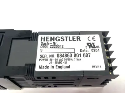 Used Hengstler grado 901 Digital Temperature Controller PLC Temperature Modules Michigan US | Maverick Industrial Sales #1395020