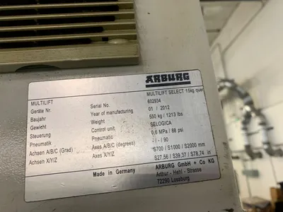 2012 ARBURG 630S-2500-800 Injection Molding Horizontal/Vertical | Machinery Network (11)