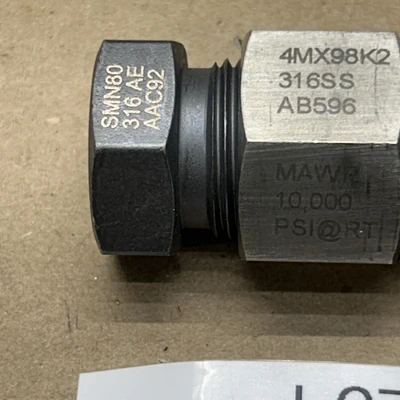 New | in-Stock Parker 4MX98K2 Valves/Fittings Indiana US | J&J Industrial Supply #783746
