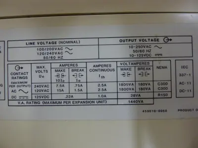 USED ALLEN BRADLEY 1745-E105 SER A