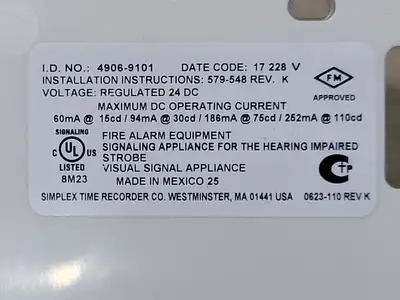 NEW SIMPLEX 4906-9101