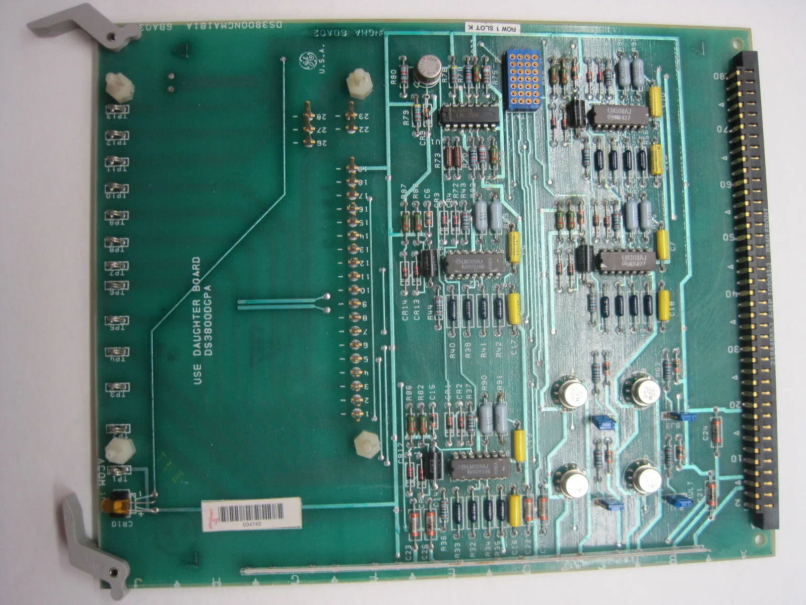 USED GENERAL ELECTRIC DS3800NGMA1B1A PC BOARD