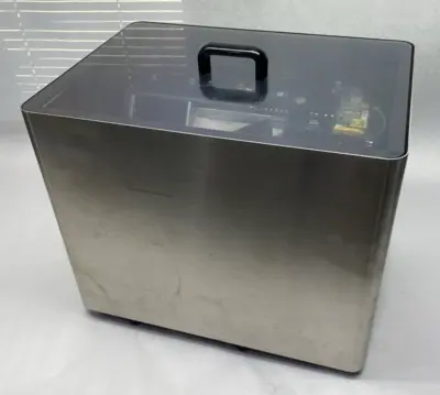 USED WEBER SCREWDRIVING GENTLE VIBRATORY STEP FEEDER SYSTEM, VERY LOW NOISE EMISSIONS