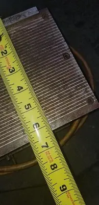 6'' x 12'' Magnetic Chuck w/o Controller, Mounted on Tilting Frame, 110v 1ph