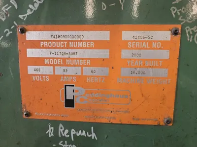 Peddinghaus F-1170-B Plate Duplicator CNC Punch; 170 Ton