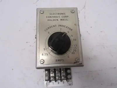 Electronic Controls Corp. S-5746 4.75-30 Amp Current Indicator Selector