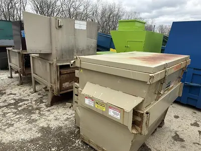 USED HARMONY C100SB TWO YARD SHORT BACK COMPACTOR