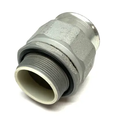 USED APPLETON ELECTRIC STRAIGHT LIQUIDTIGHT CONNECTOR 2" INSULATED THROAT NM LT STR