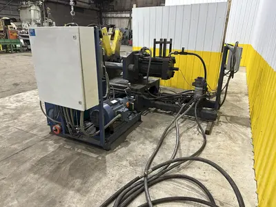 200 TON (2-3/8" TO 9-5/8") DIAMETER TRUE GRIT MODEL CT200 HYDRAULIC TUBE & PIPE PUSH POINTER / END FORMER/ SWAGING PRESS: STOCK #22399