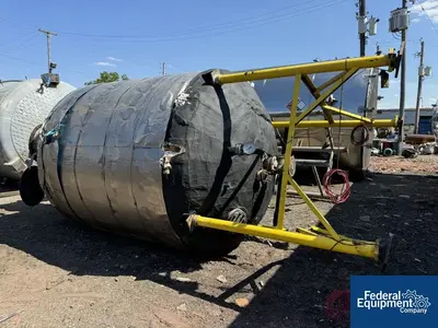 USED Alloy Fabricators 2,500 Gal Alloy Fab Reactor, 316L S/S, 85/150#