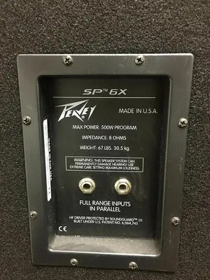USED PEAVEY SP 6