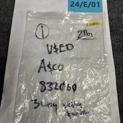 Used ASCO 832060 Solenoid Valves California US | Davliegogo LLC #1706981