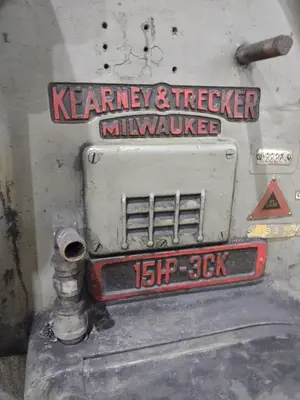 #3 X 15 HP KEARNEY & TRECKER K&T VERTICAL MILL: YOBRO #23771