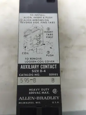 New | in-Stock ALLEN-BRADLEY 595-B Miscellaneous Equipment (Electrical & Power) | Surplus Asset Holdings #1190148