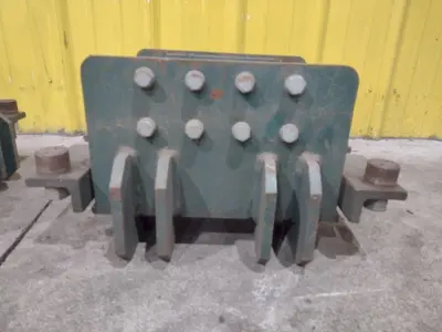 (4) 4 TON HILLMAN MODEL #B1-4  ROLLER TYPE MACHINERY MOVING SKATES: STOCK #22989