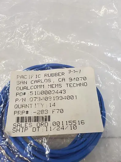 Used O-RING Q734091994001 Semiconductor Parts California US | Advanced Capital Equipment Sales #435721