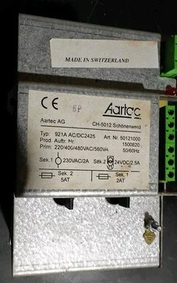 Aartac CH-5012 Schonenwerd Power Supply