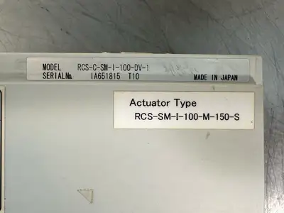Robo Cylinder RCS-SM-I-100-M-150-S RCS-C-SM-I-100-DV-1 (6.4.5)