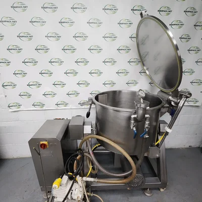 Stephan mobile tiltable vacuum mixer, type: VM 200, 200 lite, 2 speeds, on wheels # 704960