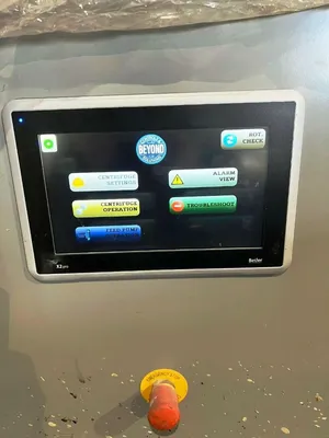 Sharples P3000 decanter centrifuge, 316SS.