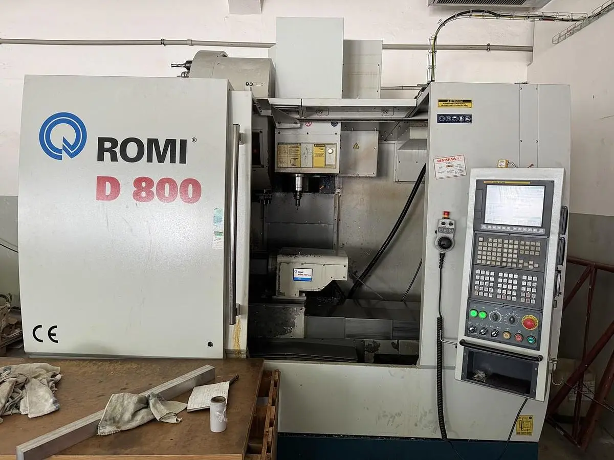 Used 2014 ROMI D 800 Vertical Machining Centers CZ | Amaron s.r.o. #1322928