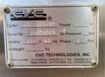 Used CVC CVC DESICCANT POUCH INSERTER Desiccant Fillers New York US | Michael Benalt Inc #1274339