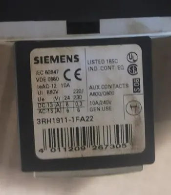 USED SIEMENS 3RH1131-1BB40