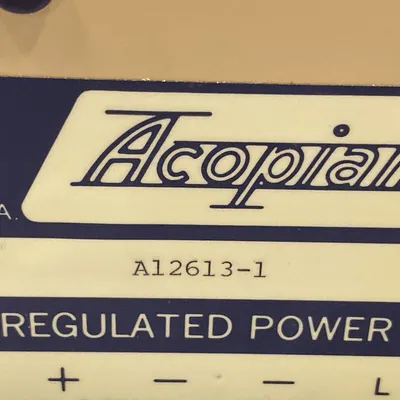 A12613-1 | Acopian  Regulated Power Supply - New Other