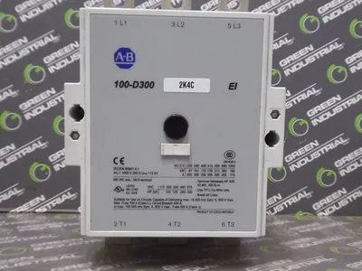 Allen Bradley 100-D300 2K4C EI Isolation Contactor 110-130V Coil 340A Used