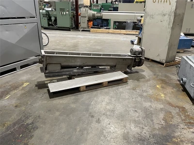 80" L x 9" Dia. Olmarc Packaging Screw / Auger Conveyor