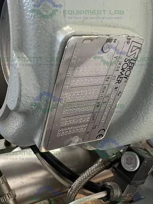 USED ALCATEL ADP 81 MD DRY VACUUM PUMP W/ CONTROLLER AND CUSTOM ELECTRICAL WIRING