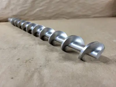 Conveyor Screw Feeder Scroll 1" Shaft - 1/2" x 1-1/2", 52-002014