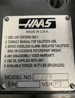 Used HAAS TRT70 Rotary Tables Arizona US | KD Machinery #1427323