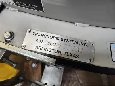 Used 2014 TRANSNORM BELTED CURVE CONVEYOR Belt Conveyors Wisconsin US | Packer City Sales #1297971