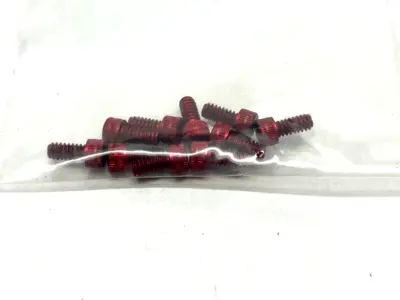 RASC0812-8A4 | 4-40 x 1/4 SHCS Red Screws PKG OF 10 - New