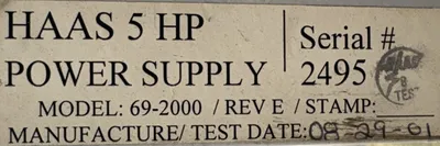 HAAS 69-2000 REV E Electrical/PLC/Automation | ESS Industrial Equipment Sales (10)